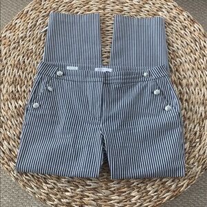 LOFT Nautical Riviera Slim Stripe Sailor Pant Tall Length